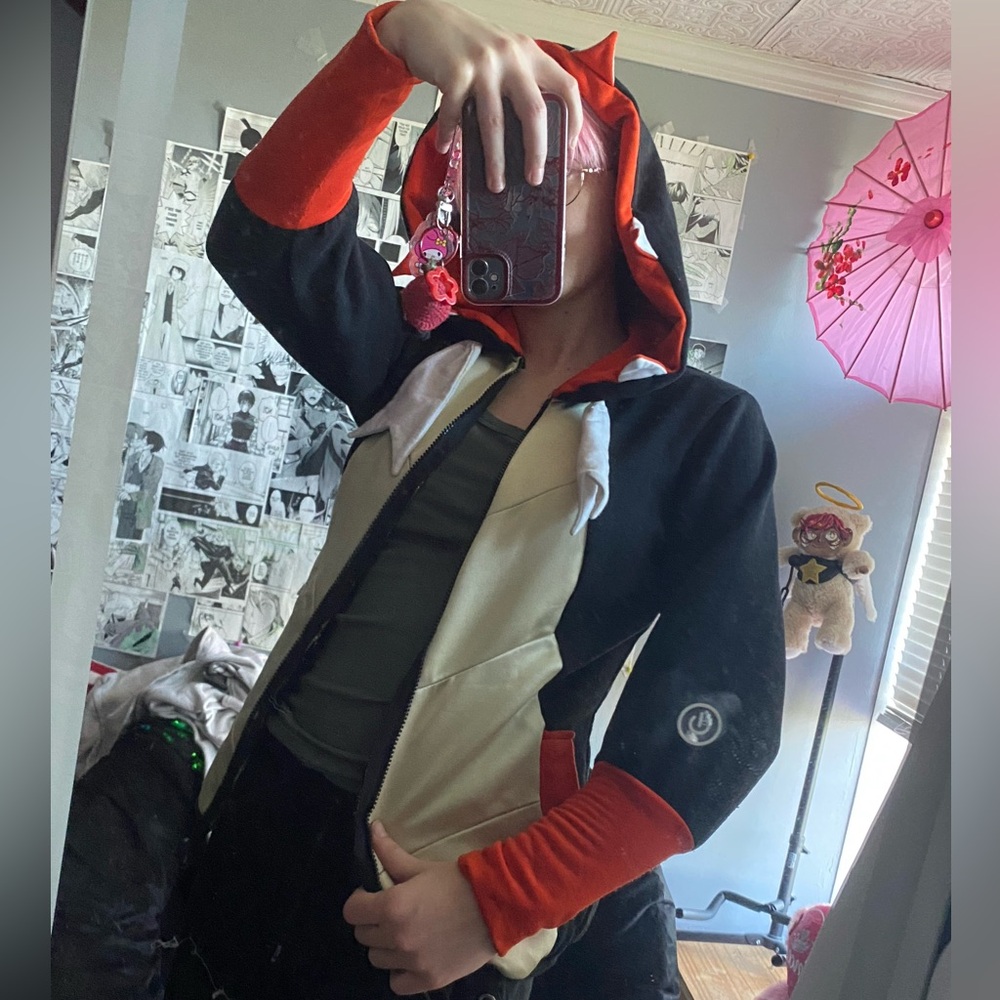 Black and Gold Raihan Inspired Jacket | Pokemon Hoodie | Raihan Cosplay Hoodie